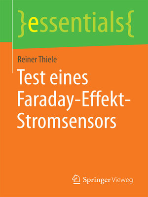 cover image of Test eines Faraday-Effekt-Stromsensors